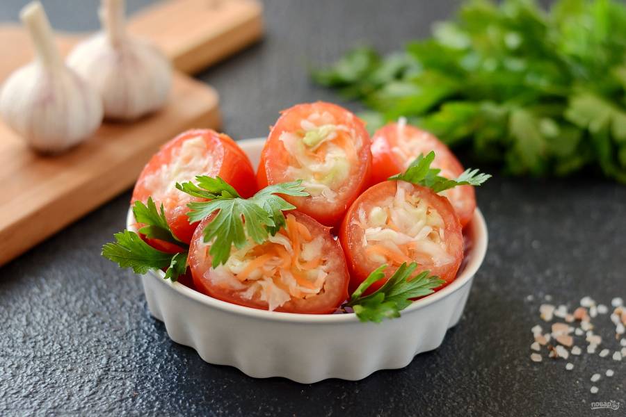 Самые вкусные рецепты помидоров с капустой