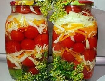 Самые вкусные рецепты помидоров с капустой