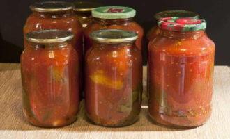 Ogurcy v tomatnoj zalivke na zimu obaldennye recepty bez sterilizacii